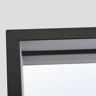 Miroir ABILITY noir 100*80 cm – Image 2